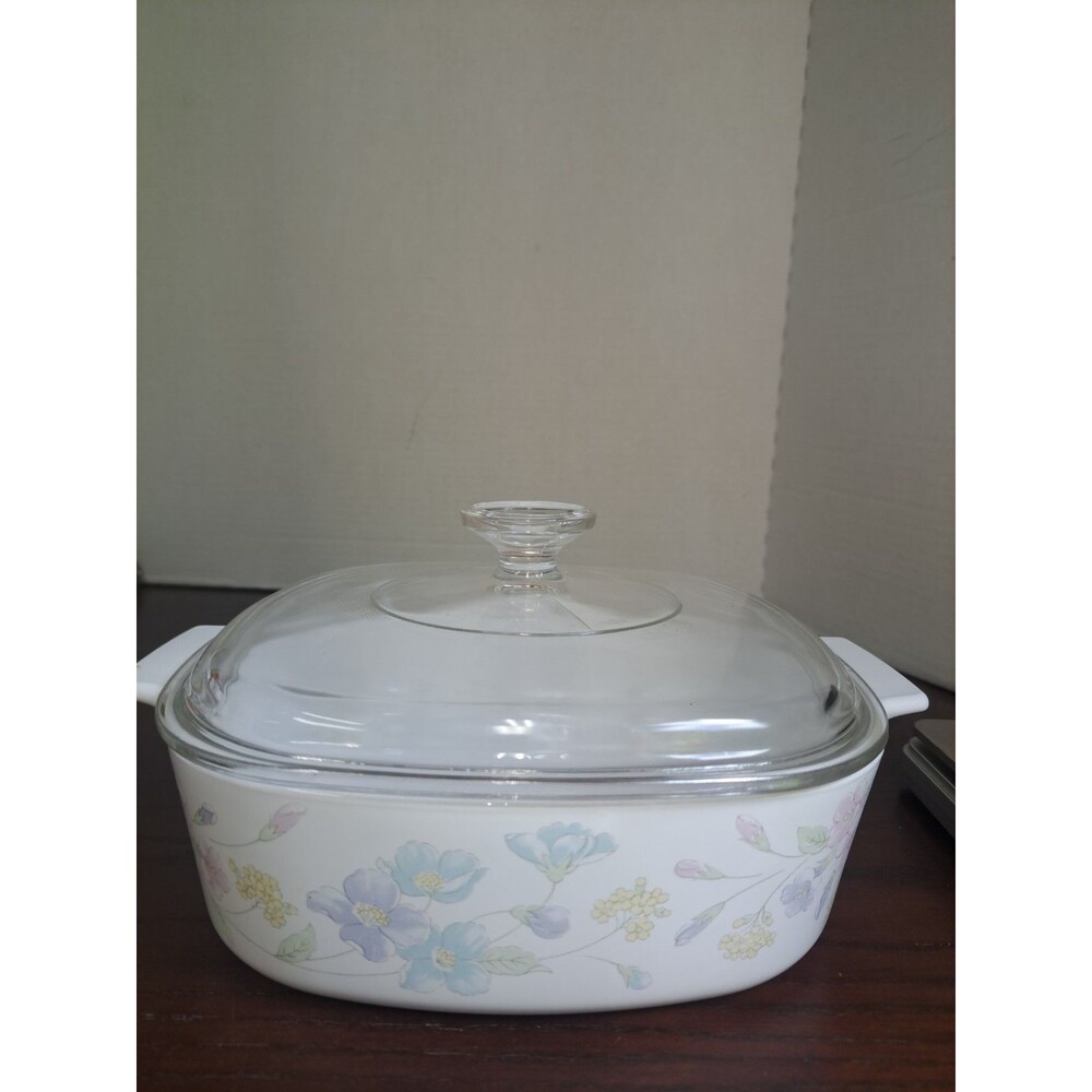 Vintage Corningware Patel Bouquet 2quart Casserole Dish
